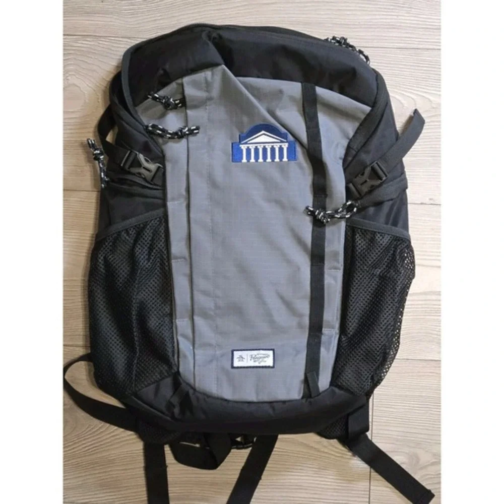 ORIGINAL PENGUIN‎ BACKPACK LAPTOP / ORGANIZER NWOT Black / Gray Munsingwear
